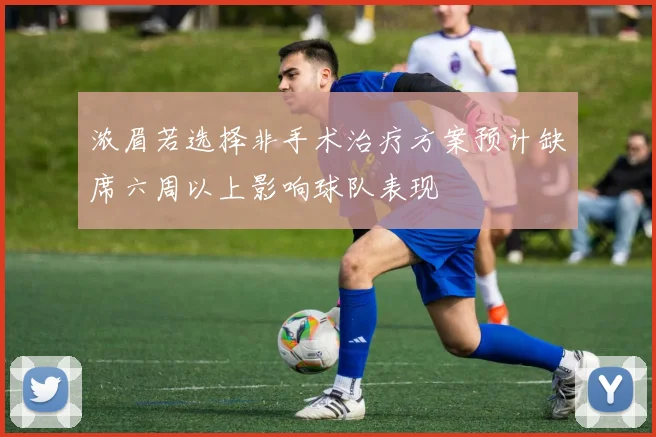 浓眉若选择非手术治疗方案预计缺席六周以上影响球队表现